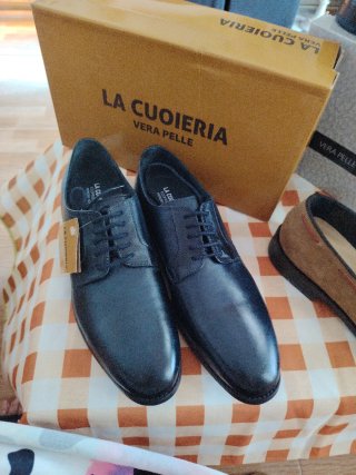Pack de 2 zapatos de vestir de piel para hombre 43