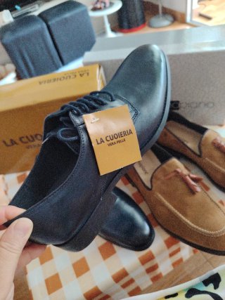 Pack de 2 zapatos de vestir de piel para hombre 43