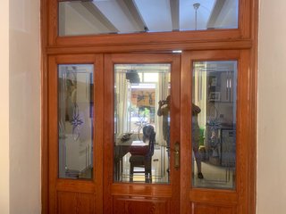 Puerta madera maciza 3 puertas