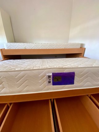Cama nido doble con cajones