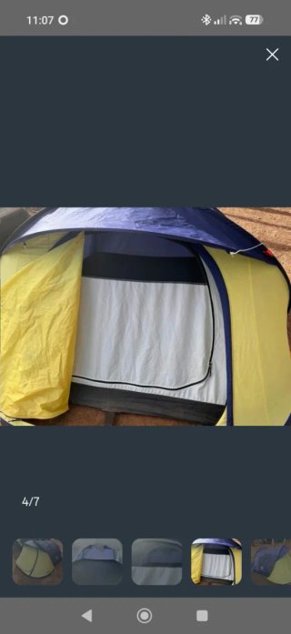 Tienda campaña Quechua 2 Seg 3 personas