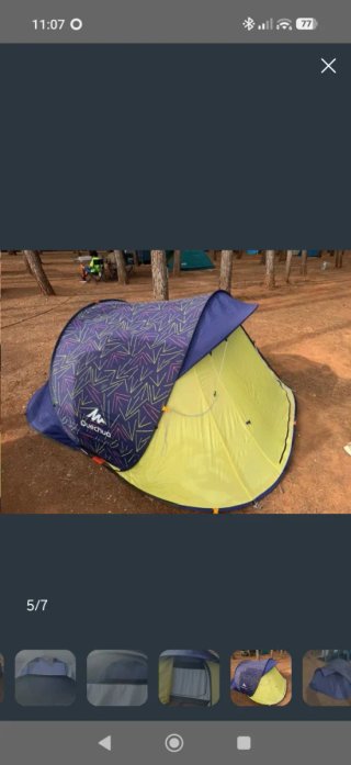 Tienda campaña Quechua 2 Seg 3 personas