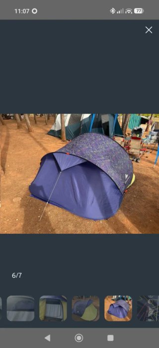 Tienda campaña Quechua 2 Seg 3 personas