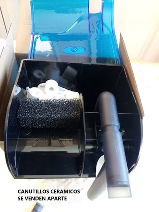 Filtro per acquario esterno a zaino 650 L cascata