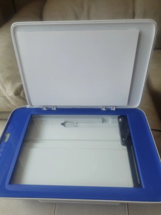 Impresora HP Blanca y Azul