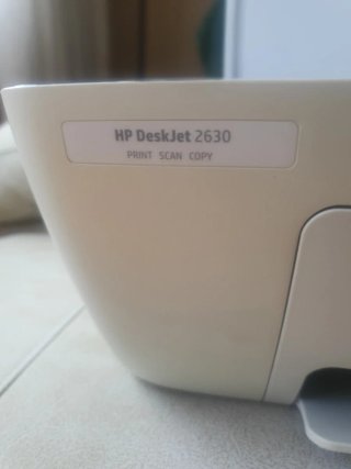 Impresora HP Blanca y Azul
