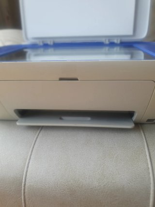 Impresora HP Blanca y Azul