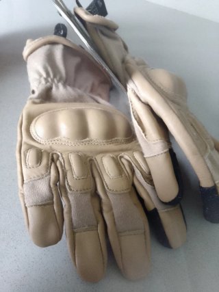 Guantes Tácticos Recon Beige/Negro