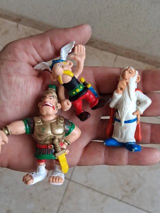 Lote Figuras PVC Asterix y Obelix Años 80