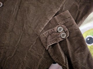 Abrigo Desigual Marrón Pana Talla 44