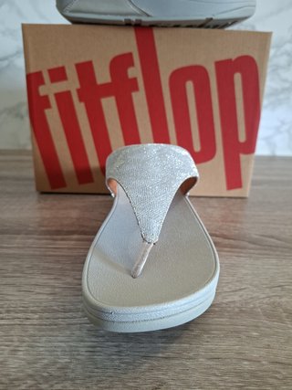 FitFlop Lulu Shimmerlux Sandalias Cuña Talla 39