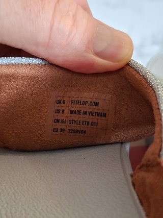 FitFlop Lulu Shimmerlux Sandalias Cuña Talla 39