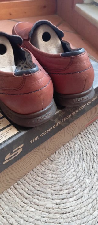 Zapatos Fluchos Marrones Hombre