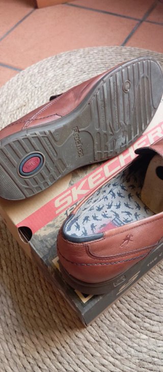 Zapatos Fluchos Marrones Hombre