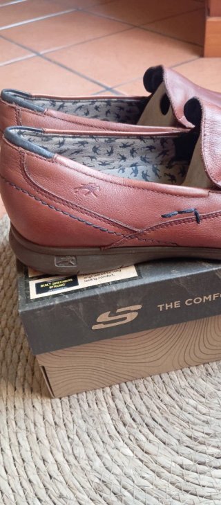 Zapatos Fluchos Marrones Hombre
