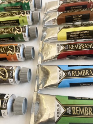18 colori a olio extra-fine Rembrandt 40ml