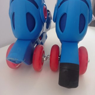 Patines Oxelo Ajustables Azul/Rojo Talla 26-28