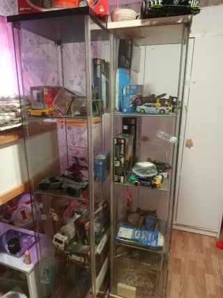 Vitrinas Ikea Cristal y Madera