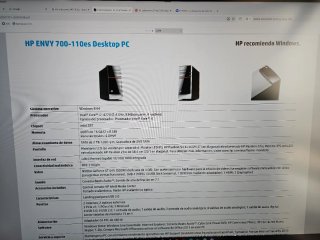 Torre HP Envy 700-110es i7-4770