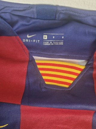 Camiseta Barça 10 Messi Nike Azul/Rojo