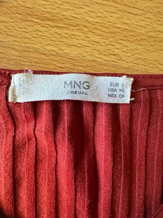Top Mango granate Talla XS