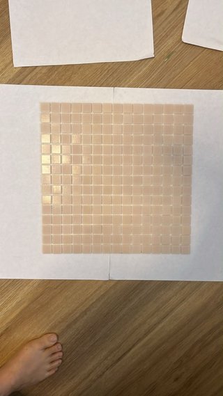 Mosaico rosa Tanti pezzi disponibili