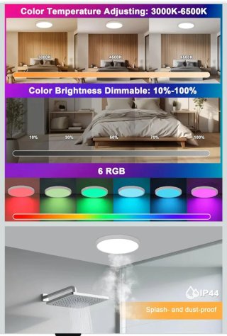 Lampada LED da soffitto dimmerabile