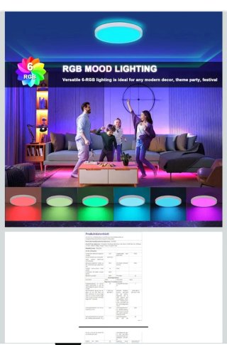 Lampada LED da soffitto dimmerabile