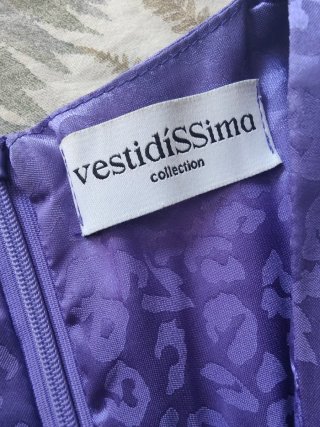 Vestido Morado Centella Talla 36