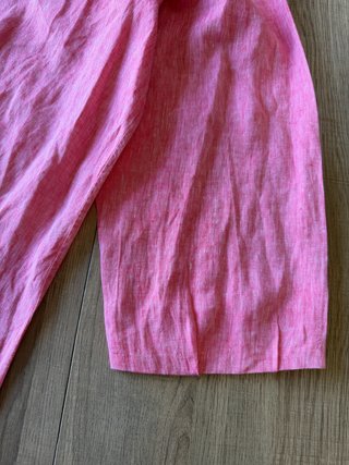 Camicia Oriali Uomo XXL Rosa 100% Lino