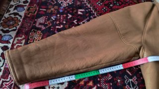 Montone shearling uomo taglia 50
