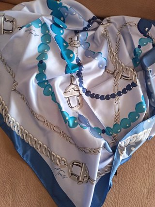 Pañuelo Tous Cadena Azul