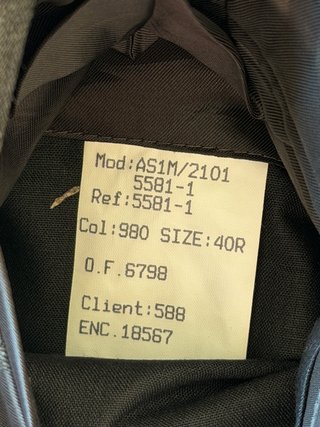 Giacca Aquascutum Uomo 48 IT - M Grigio Antracite