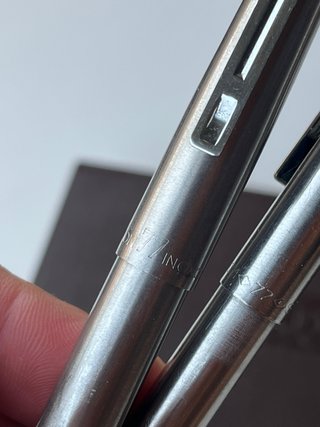2 Bolígrafos Inoxcrom Modelo 77