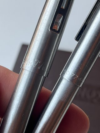 2 Bolígrafos Inoxcrom Modelo 77