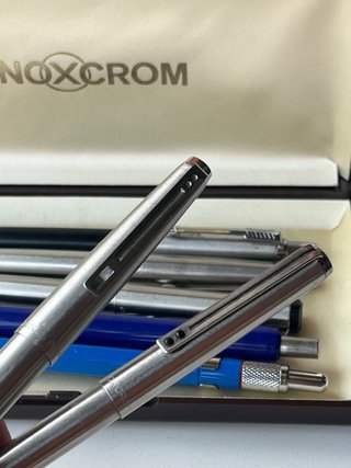 2 Bolígrafos Inoxcrom Modelo 77