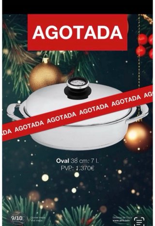Horno oval AMC 7L Nuevo