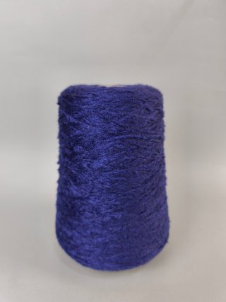 Cono hilo pestaña azul marino para tejer