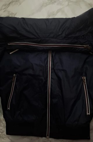 Chaqueta impermeable azul