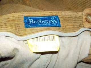 Pantalón Pana Vintage Burberrys Sport Line Talla 4