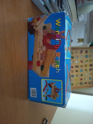 Banco de trabajo de madera para niños