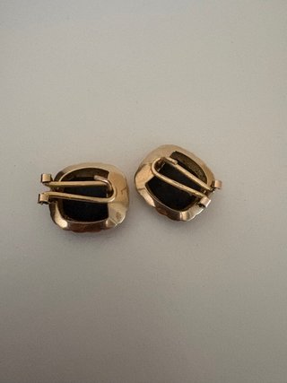 Pendientes Vintage Oro 12K Lapislázuli
