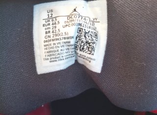 Zapatillas Nike Air Jordan 1 Low Rojas y Blancas