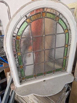 Ventana vidriera antigua