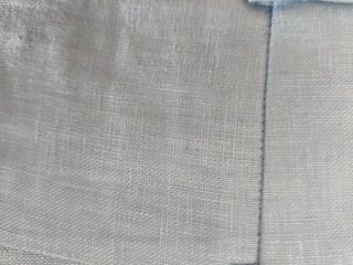 Pantalón Mango Lino Azul Talla 36