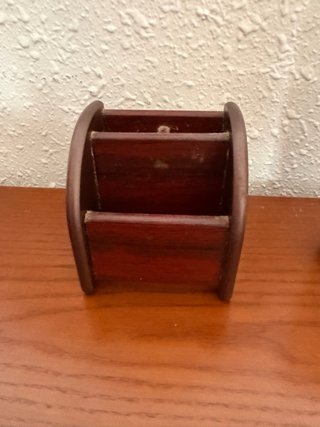 Organizador de escritorio de madera