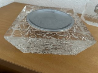 Mechero y cenicero de mesa años 70