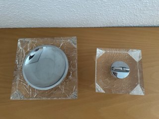 Mechero y cenicero de mesa años 70