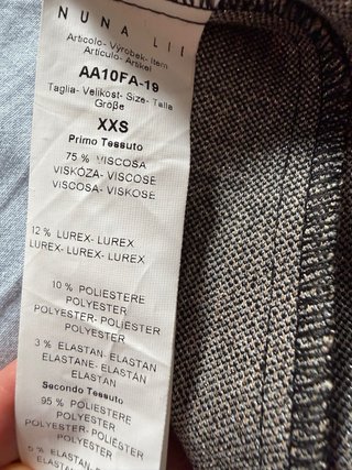 Vestito corto Nuna Lie a quadri, taglia XXS