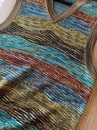 Gilet a maglia Missoni Uomo L Fantasia Multicolore
